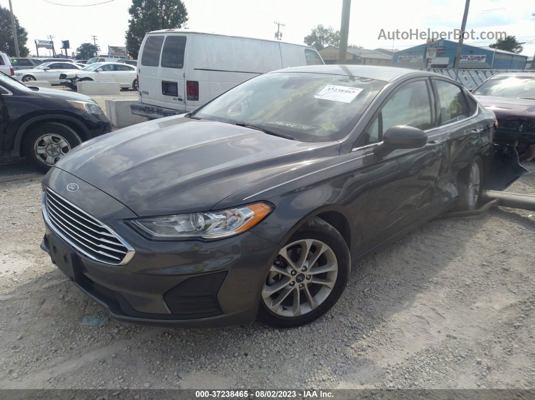 2019 Ford Fusion Se Серый vin: 3FA6P0H73KR218837