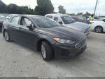 2019 Ford Fusion Se Gray vin: 3FA6P0H73KR218837