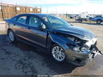 2020 Ford Fusion Se Gray vin: 3FA6P0H73LR154848