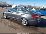 2020 Ford Fusion Se Gray vin: 3FA6P0H73LR154848