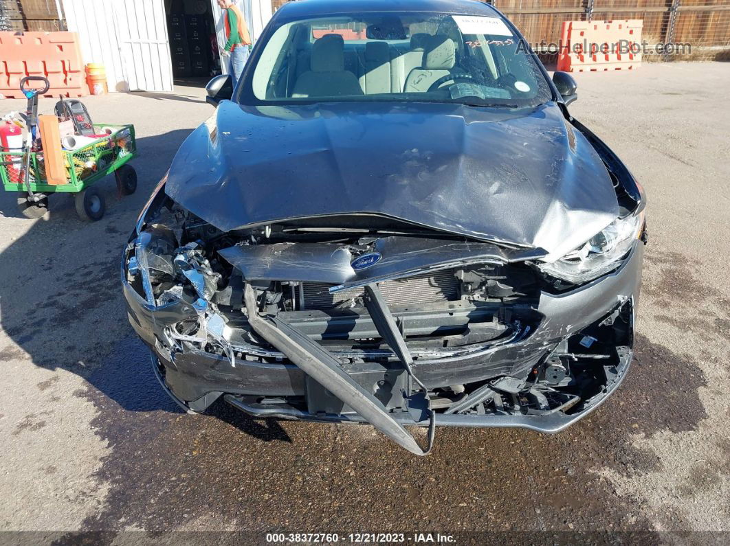 2020 Ford Fusion Se Gray vin: 3FA6P0H73LR154848