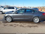 2020 Ford Fusion Se Gray vin: 3FA6P0H73LR154848