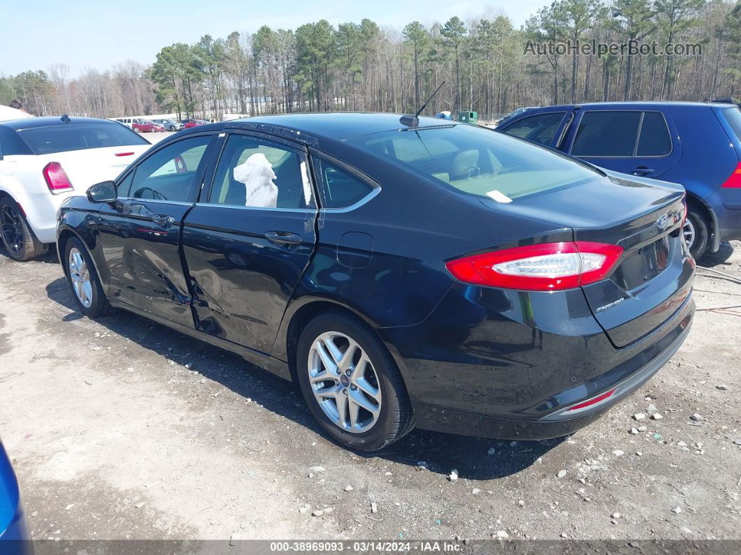 2013 Ford Fusion Se Black vin: 3FA6P0H74DR105496