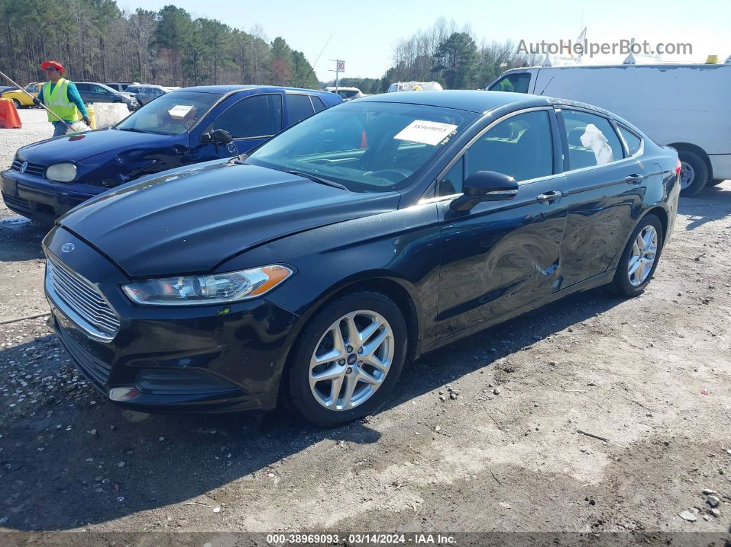 2013 Ford Fusion Se Black vin: 3FA6P0H74DR105496