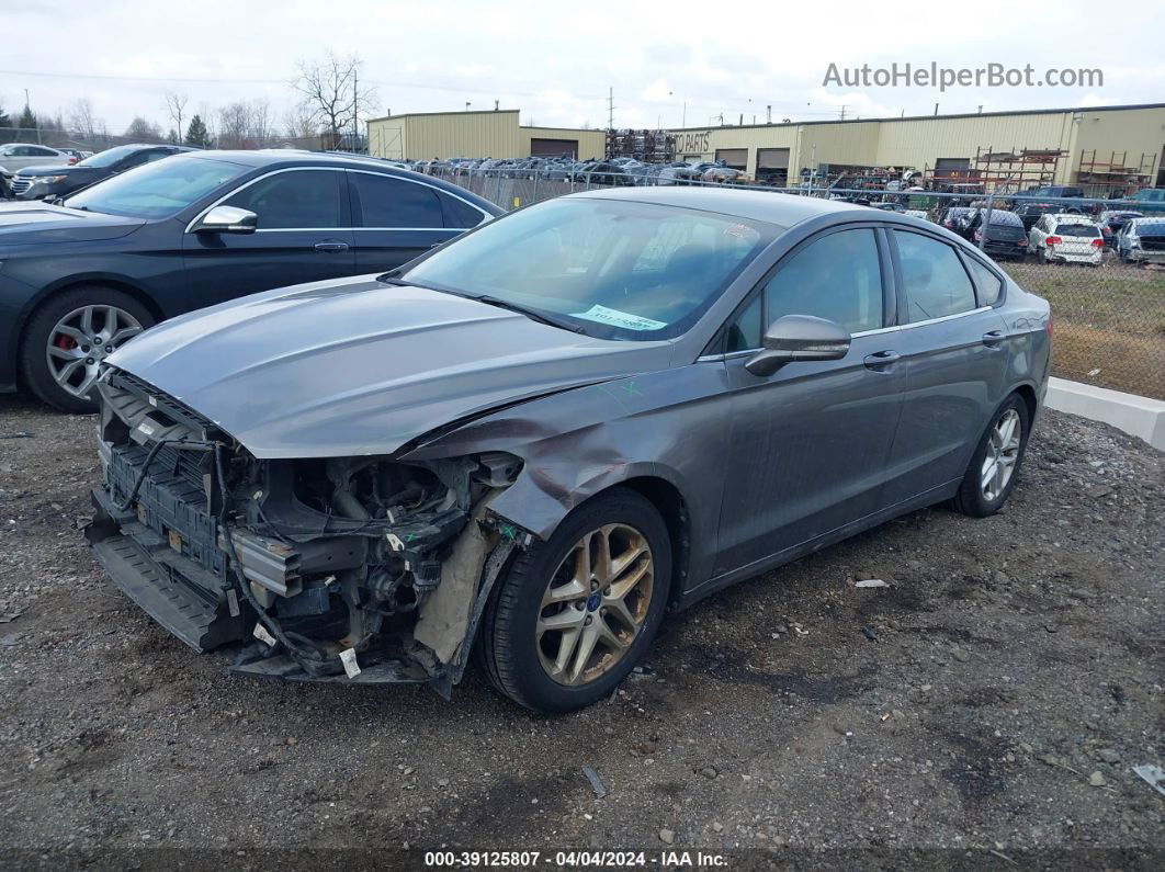 2013 Ford Fusion Se Gray vin: 3FA6P0H74DR131130