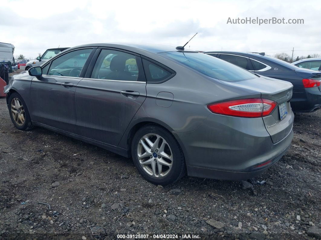 2013 Ford Fusion Se Gray vin: 3FA6P0H74DR131130