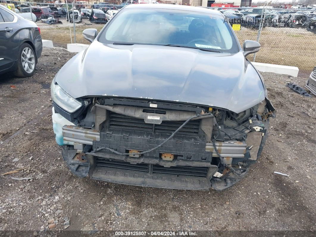 2013 Ford Fusion Se Gray vin: 3FA6P0H74DR131130