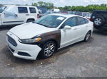 2013 Ford Fusion Se White vin: 3FA6P0H74DR141320