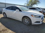 2013 Ford Fusion Se White vin: 3FA6P0H74DR185835