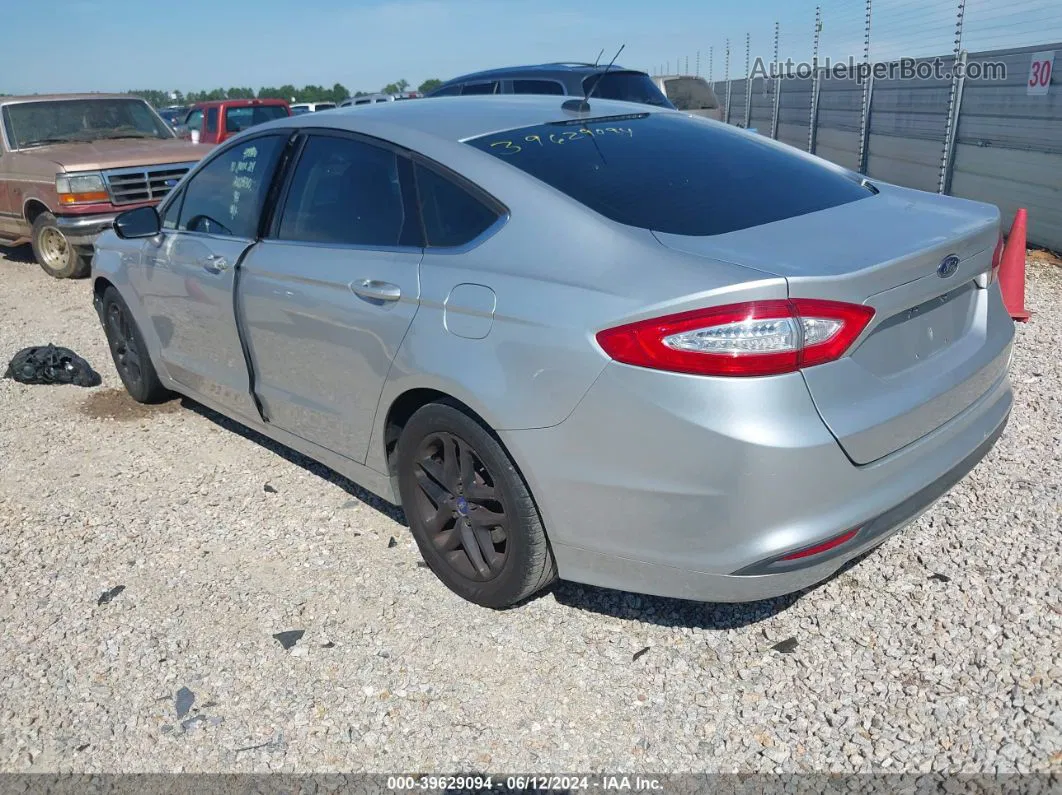 2013 Ford Fusion Se Silver vin: 3FA6P0H74DR202830