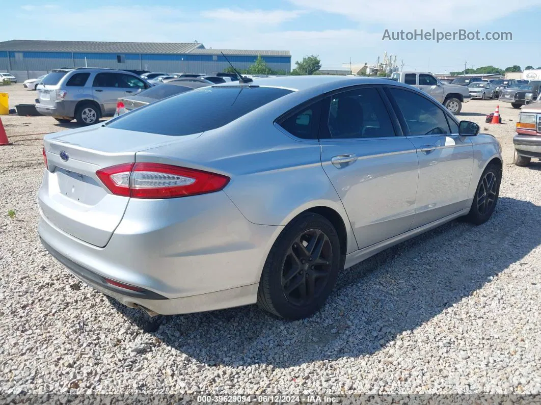 2013 Ford Fusion Se Silver vin: 3FA6P0H74DR202830