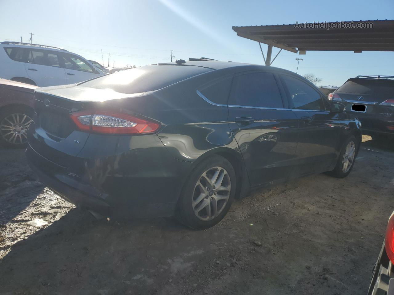 2013 Ford Fusion Se Черный vin: 3FA6P0H74DR385419