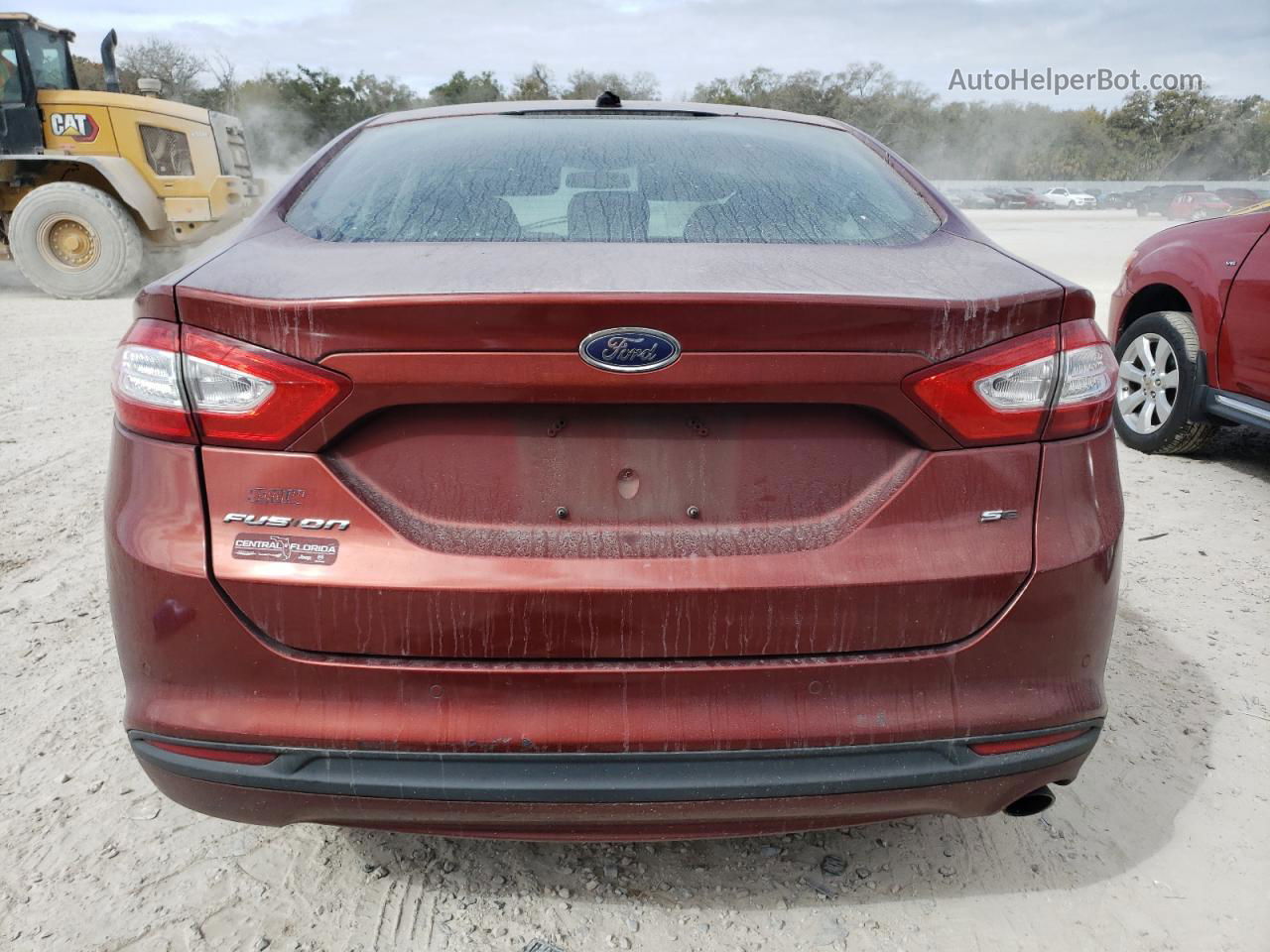 2014 Ford Fusion Se Красный vin: 3FA6P0H74ER106942