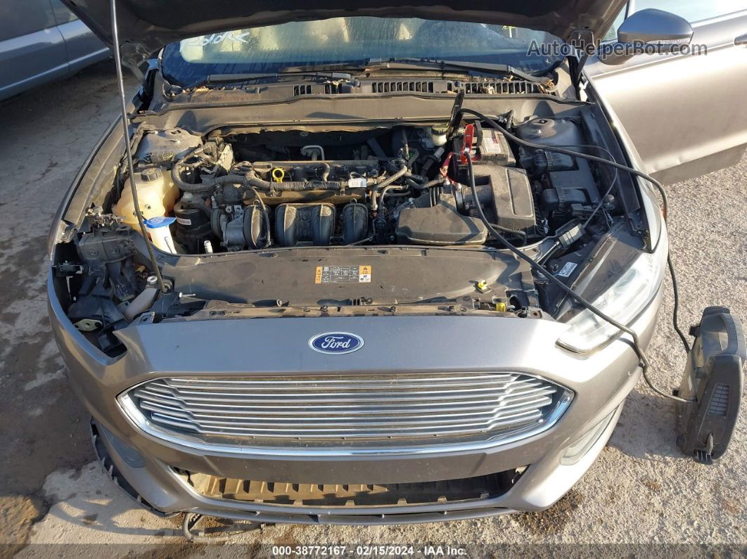 2014 Ford Fusion Se Серый vin: 3FA6P0H74ER130108