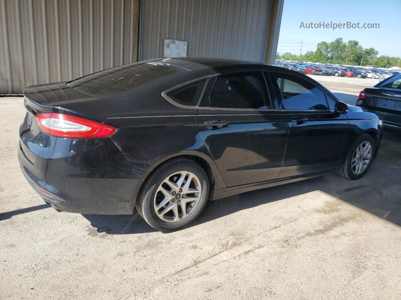 2014 Ford Fusion Se Black vin: 3FA6P0H74ER132120