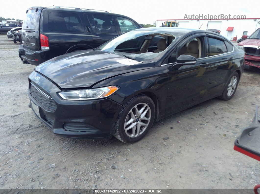 2014 Ford Fusion Se Black vin: 3FA6P0H74ER151685