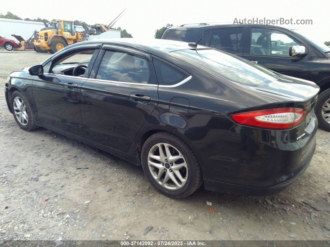 2014 Ford Fusion Se Black vin: 3FA6P0H74ER151685