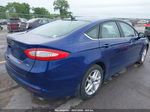 2014 Ford Fusion Se Blue vin: 3FA6P0H74ER253049