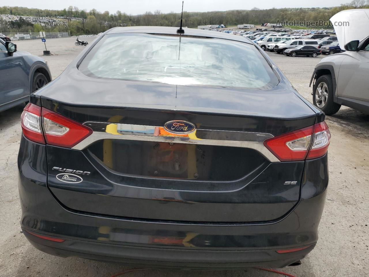 2015 Ford Fusion Se Black vin: 3FA6P0H74FR139487