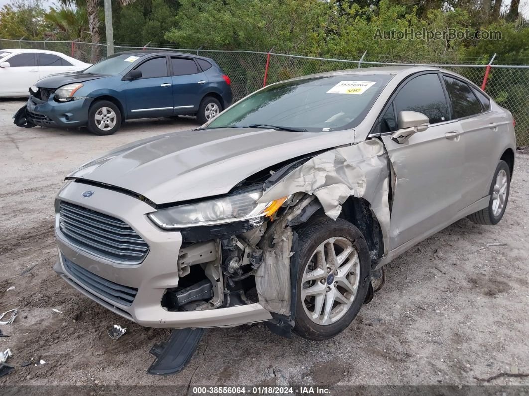 2015 Ford Fusion Se Tan vin: 3FA6P0H74FR163028