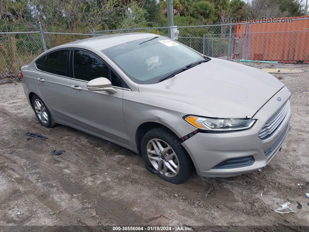 2015 Ford Fusion Se Tan vin: 3FA6P0H74FR163028