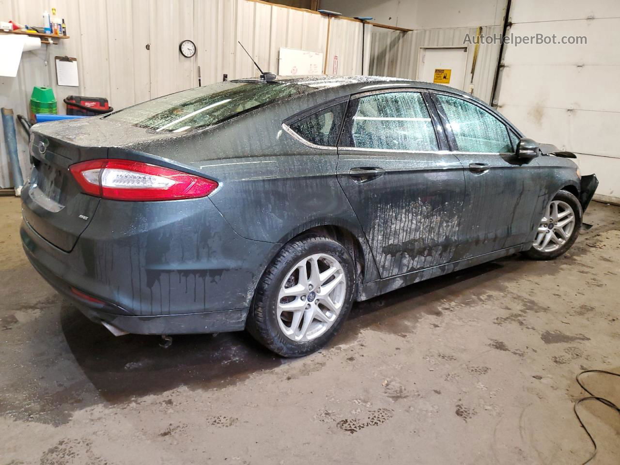 2015 Ford Fusion Se Gray vin: 3FA6P0H74FR164924