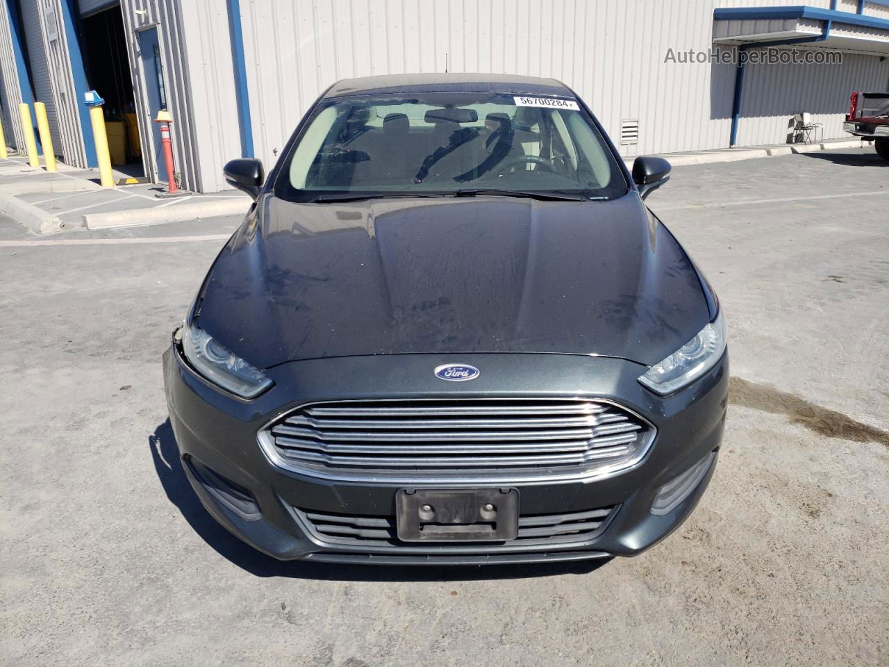 2015 Ford Fusion Se Gray vin: 3FA6P0H74FR195851