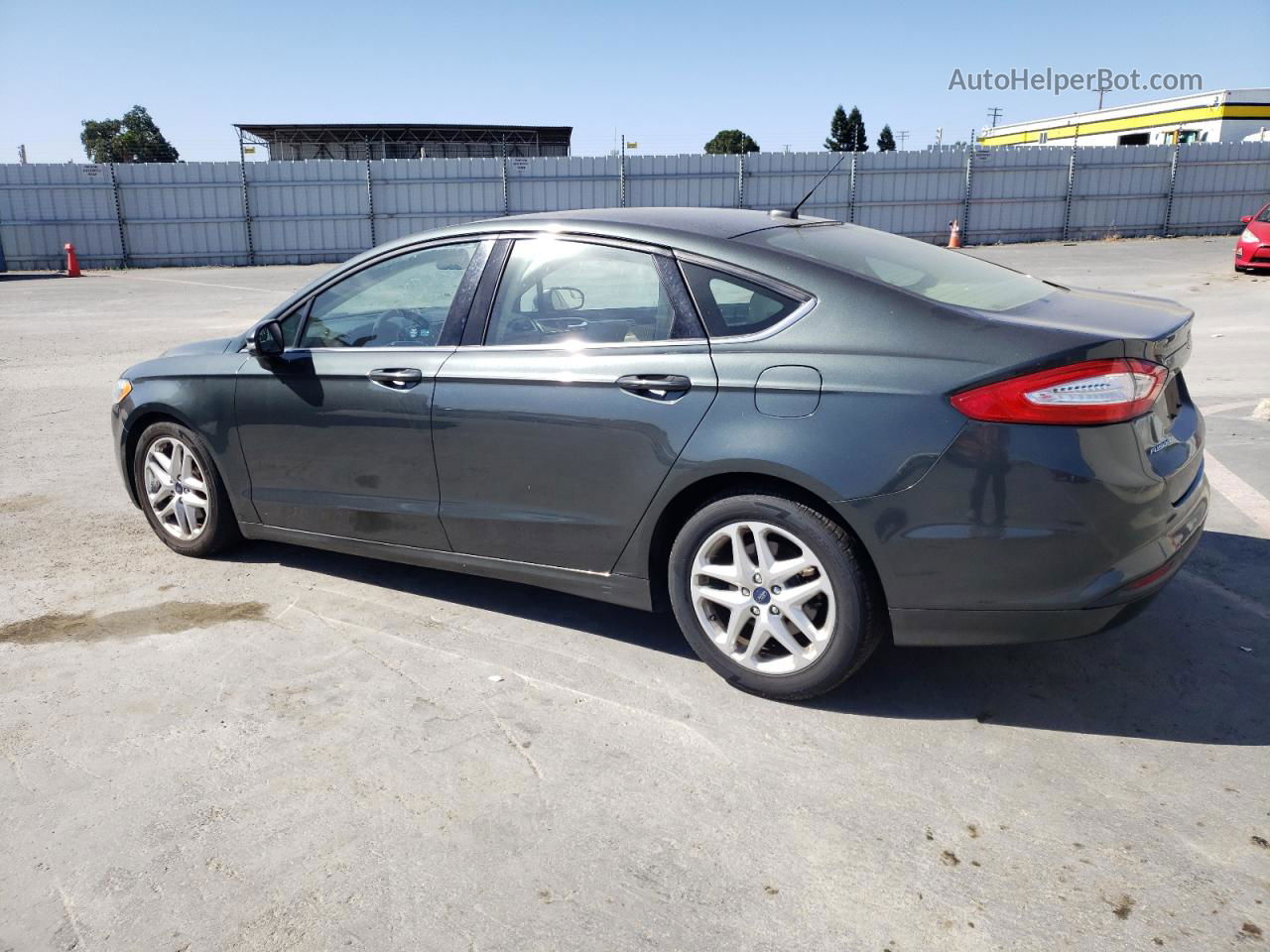 2015 Ford Fusion Se Gray vin: 3FA6P0H74FR195851