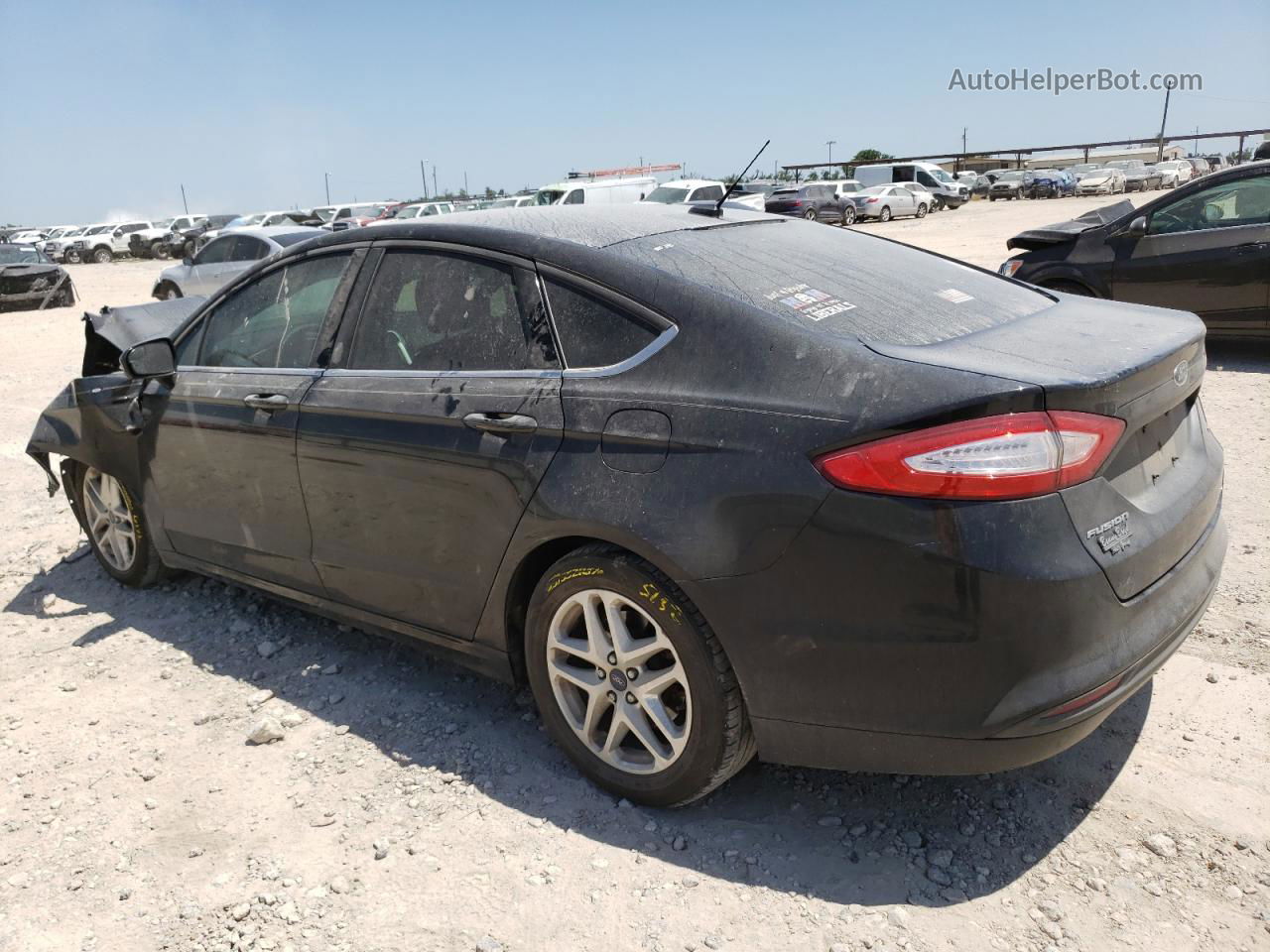 2015 Ford Fusion Se Black vin: 3FA6P0H74FR213393