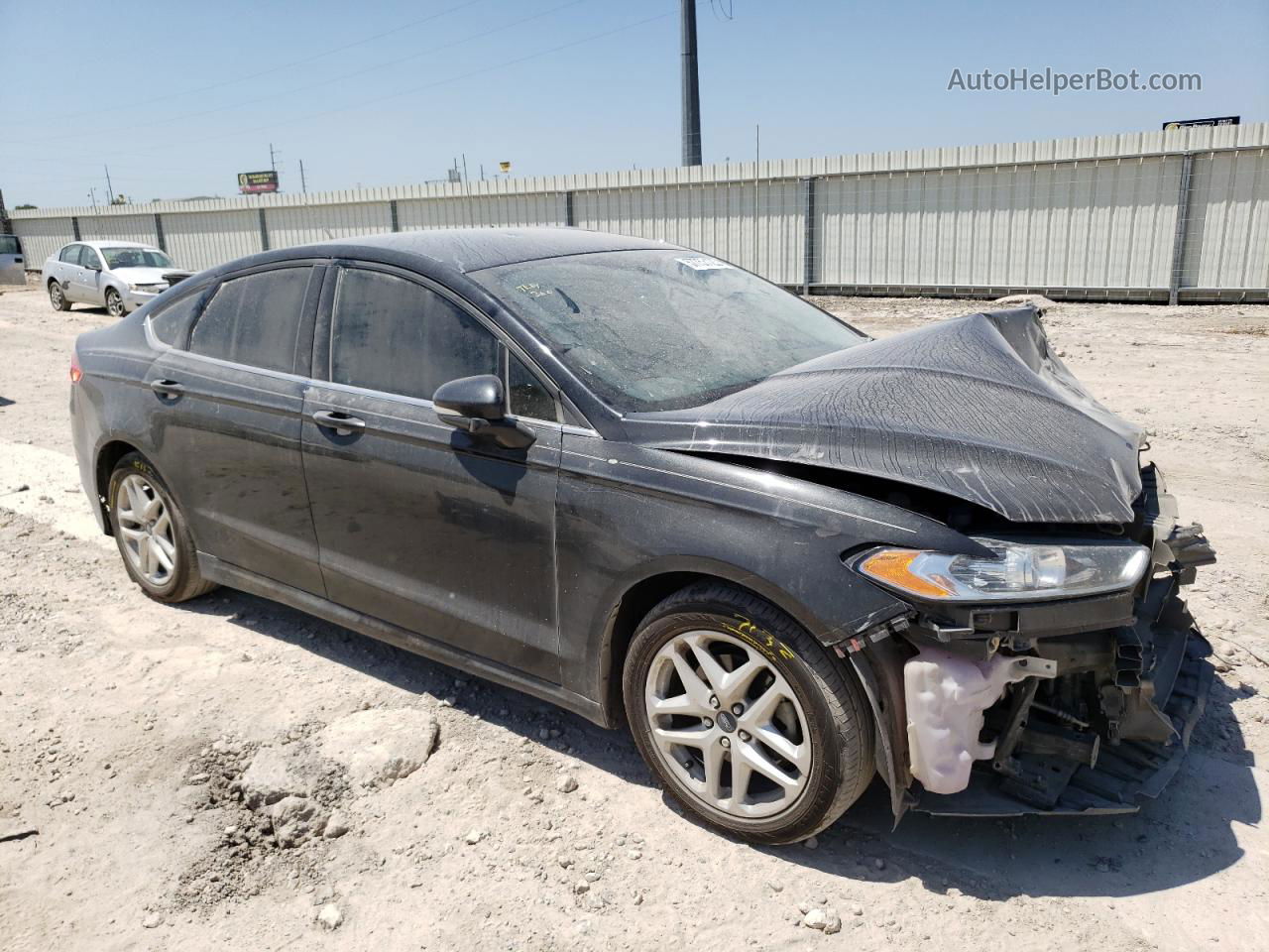 2015 Ford Fusion Se Черный vin: 3FA6P0H74FR213393