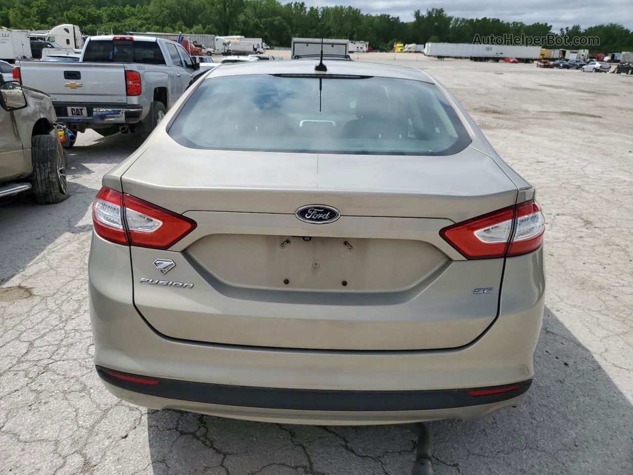 2015 Ford Fusion Se Gray vin: 3FA6P0H74FR245034