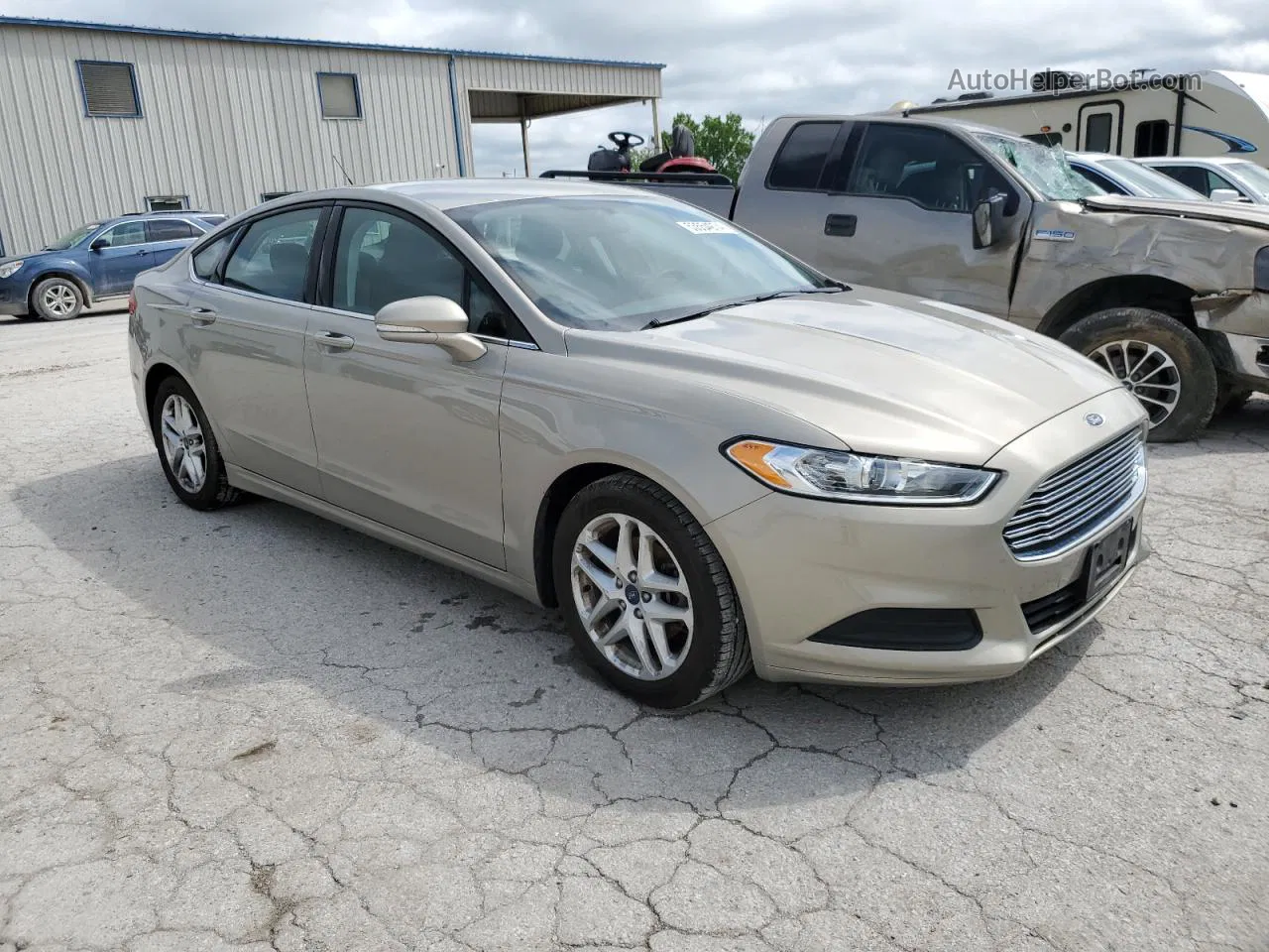 2015 Ford Fusion Se Серый vin: 3FA6P0H74FR245034