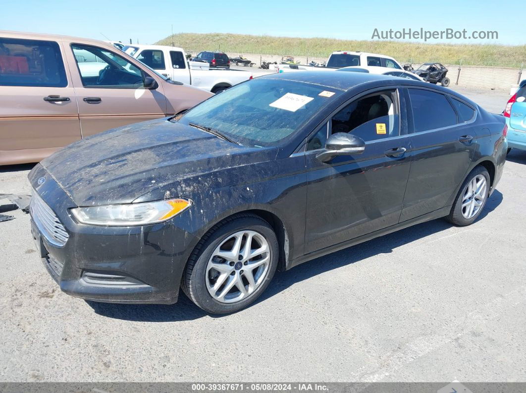 2015 Ford Fusion Se Black vin: 3FA6P0H74FR245857