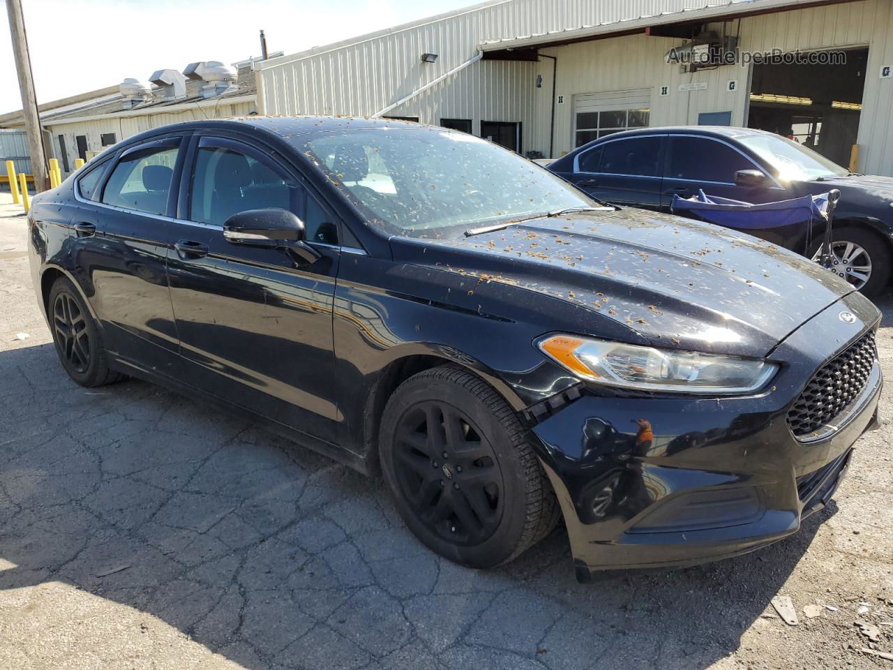 2016 Ford Fusion Se Black vin: 3FA6P0H74GR103140