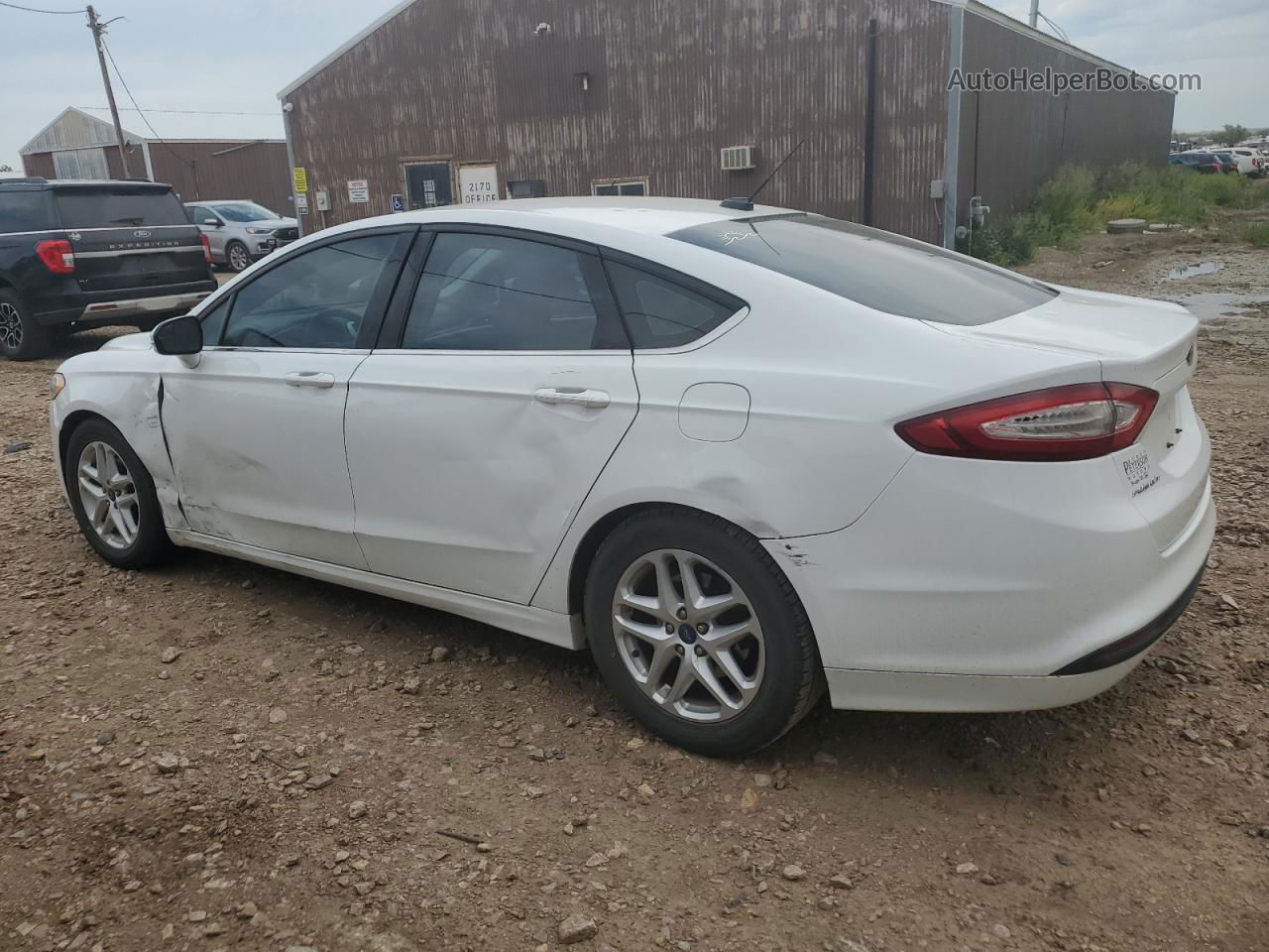 2016 Ford Fusion Se White vin: 3FA6P0H74GR151687