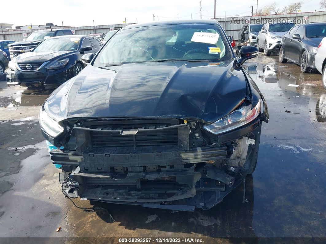 2016 Ford Fusion Se Black vin: 3FA6P0H74GR202069