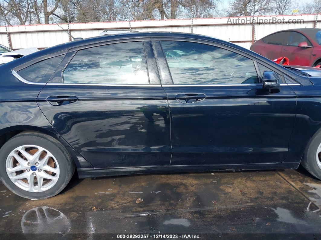 2016 Ford Fusion Se Черный vin: 3FA6P0H74GR202069