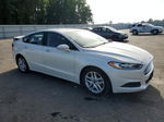 2016 Ford Fusion Se White vin: 3FA6P0H74GR202590