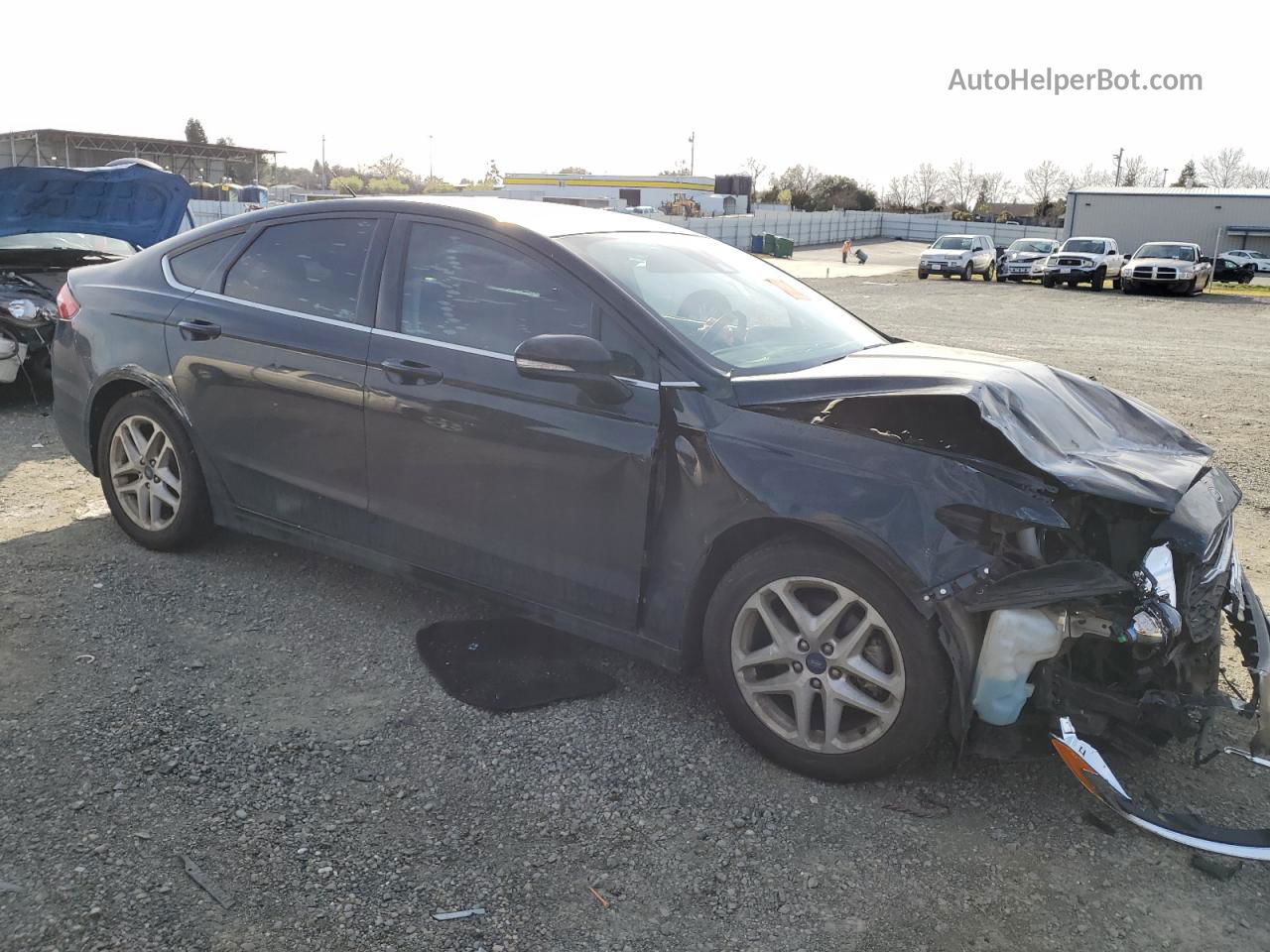 2016 Ford Fusion Se Black vin: 3FA6P0H74GR203559