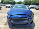 2016 Ford Fusion Se Blue vin: 3FA6P0H74GR263258