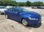 2016 Ford Fusion Se Синий vin: 3FA6P0H74GR263258