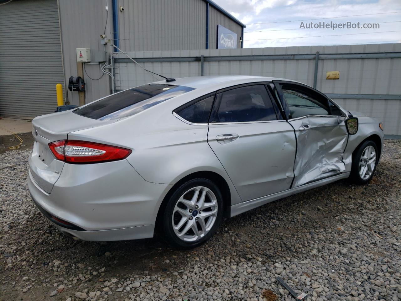 2016 Ford Fusion Se Silver vin: 3FA6P0H74GR344910