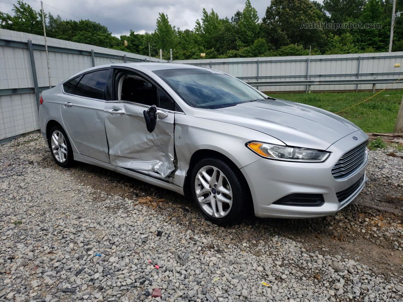 2016 Ford Fusion Se Silver vin: 3FA6P0H74GR344910