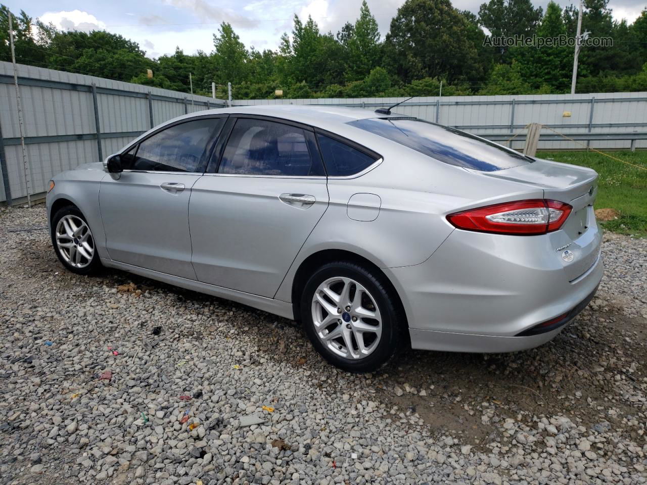 2016 Ford Fusion Se Silver vin: 3FA6P0H74GR344910