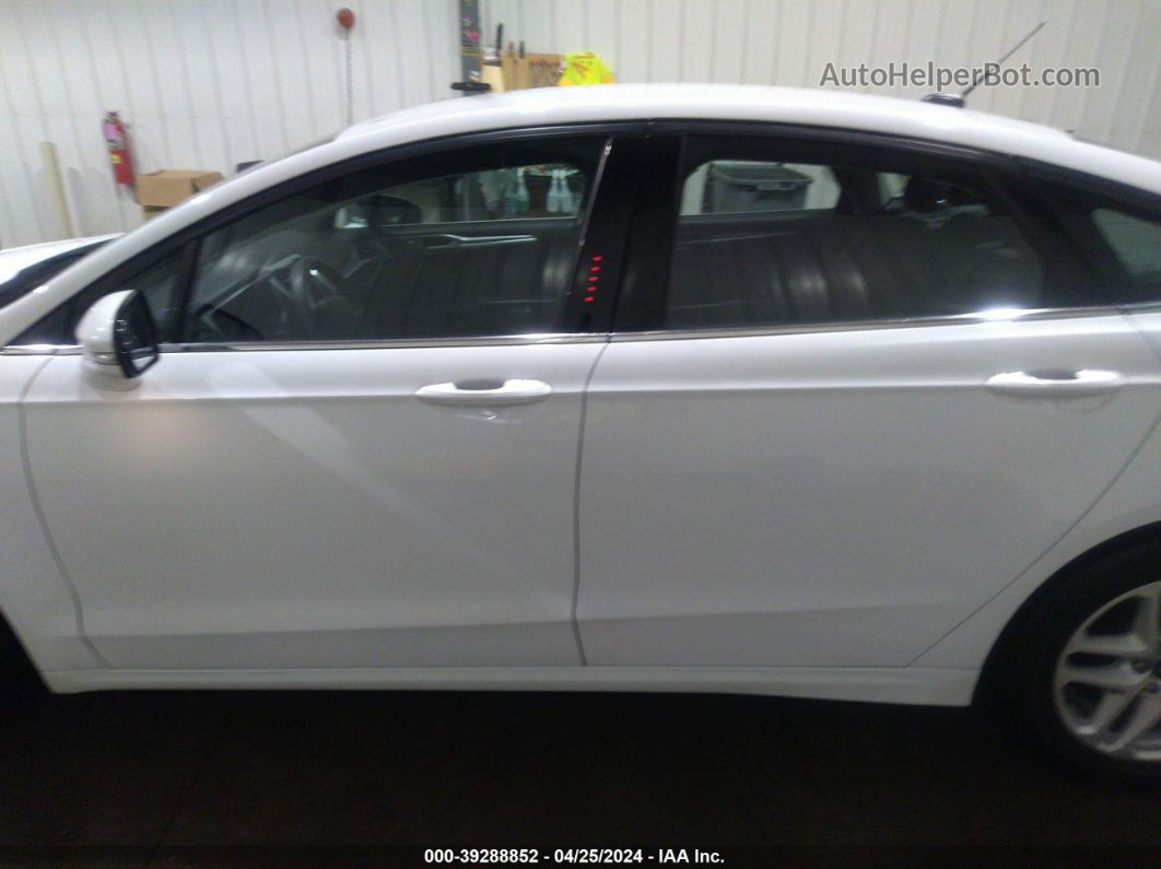 2016 Ford Fusion Se White vin: 3FA6P0H74GR358337