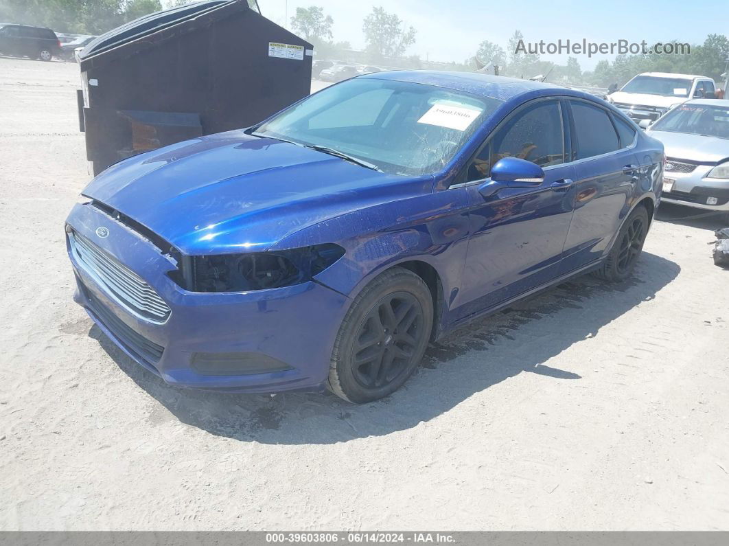 2016 Ford Fusion Se Blue vin: 3FA6P0H74GR380564