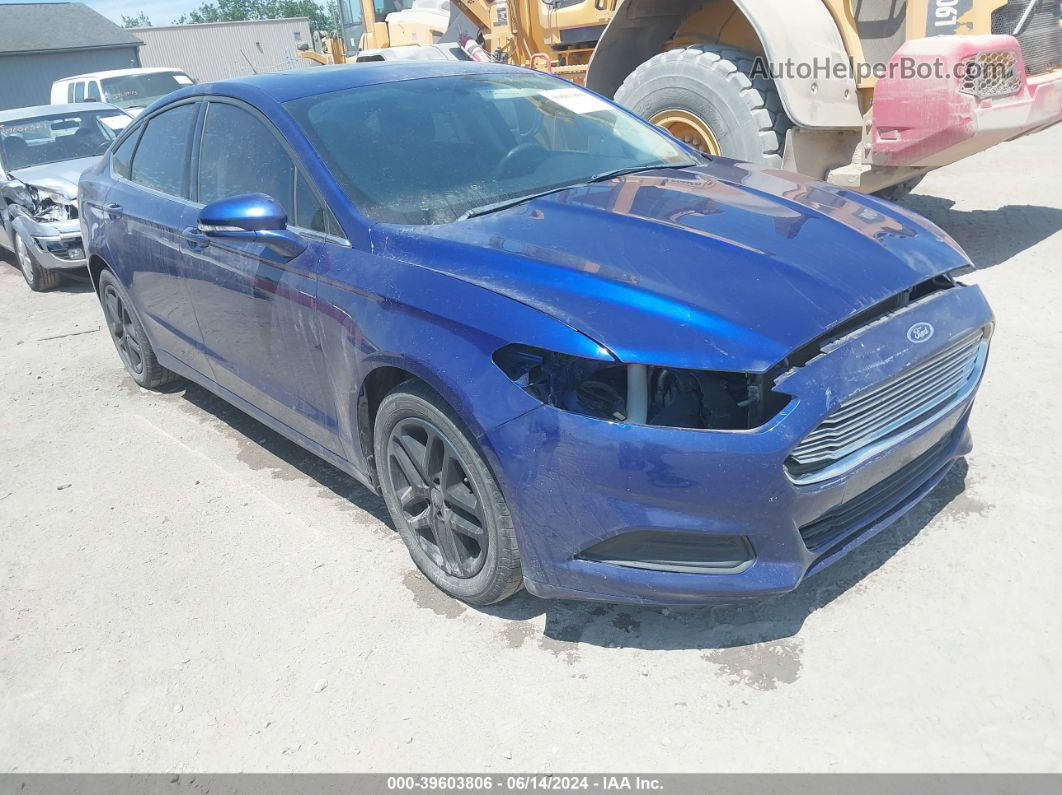 2016 Ford Fusion Se Blue vin: 3FA6P0H74GR380564