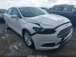 2016 Ford Fusion Se White vin: 3FA6P0H74GR390320