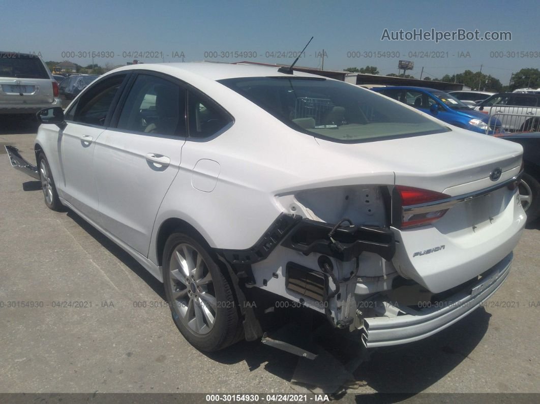 Price & History 2017 Ford Fusion Se 2.5l Ivct vin