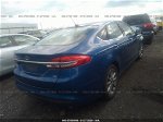 2017 Ford Fusion Se Синий vin: 3FA6P0H74HR174257
